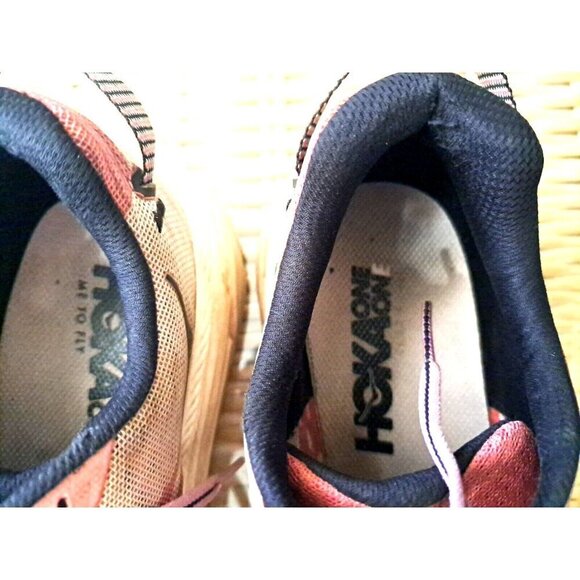 Hoka One One Women's 8 Rincon Paradise Pink Low Cut Multicolor Sneakers - Picture 5 of 12